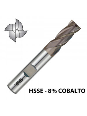 FRESA DE TOPO RETO 4 CORTES HSS 8% COBALTO TIN GB595 4x11x6x55mm YG-1
